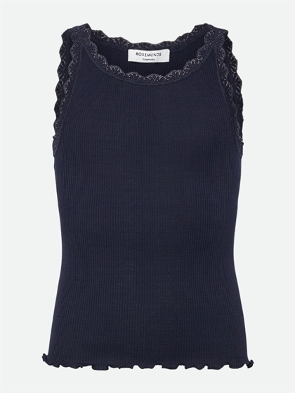 Rosemunde Top Kort Belta - Navy